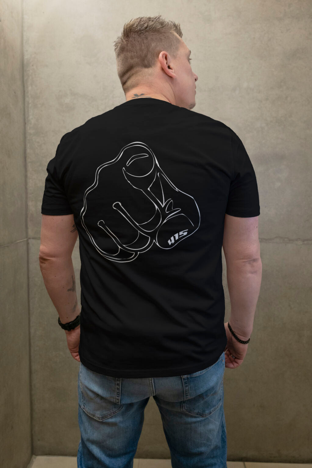 SALUT T-SHIRT SCHWARZ