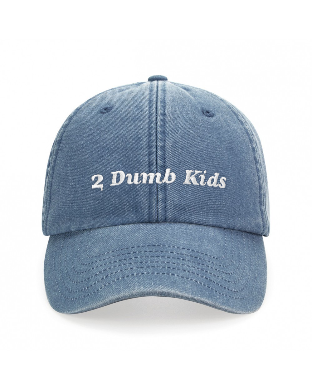 2 Dumb Kids Vintage Blue Cap