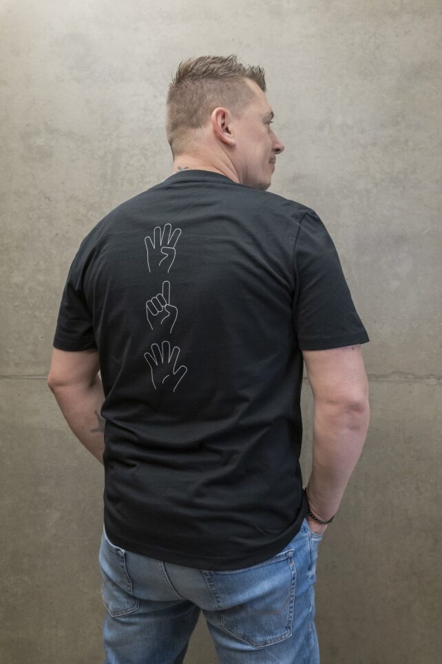 4-1-5 T-SHIRT SCHWARZ